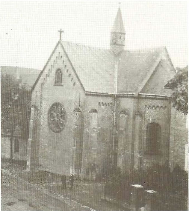 Blick auf Kapelle zum Hochheiligen Kreuz